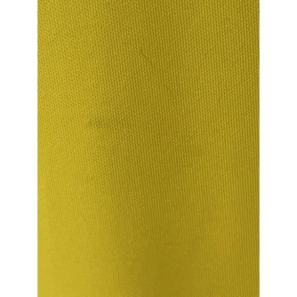 Nike Golf Dri Fit Polo XL Yellow Swoosh Logo Activewear Classic Pop Collar - Picture 8 of 14